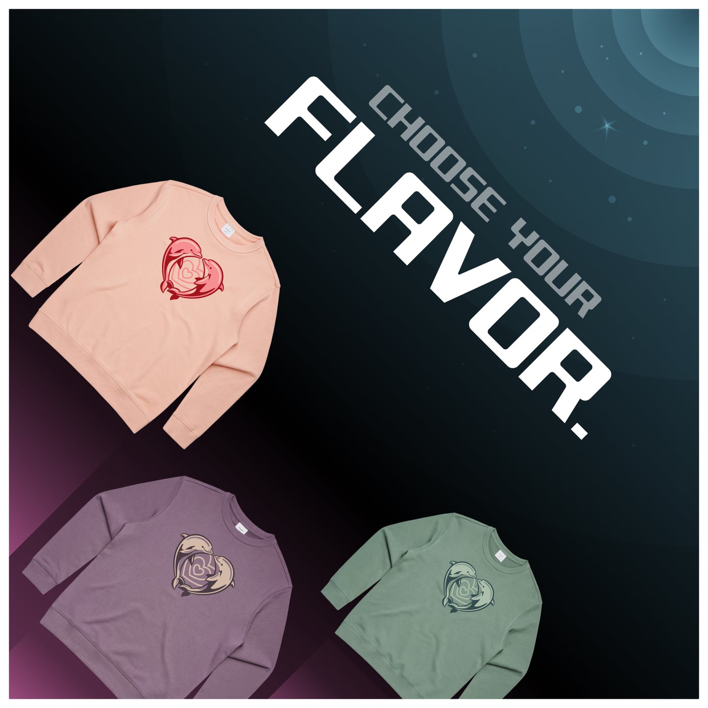 Love Fins Women's Crew