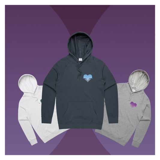 Heart Rise Men's Hoodie